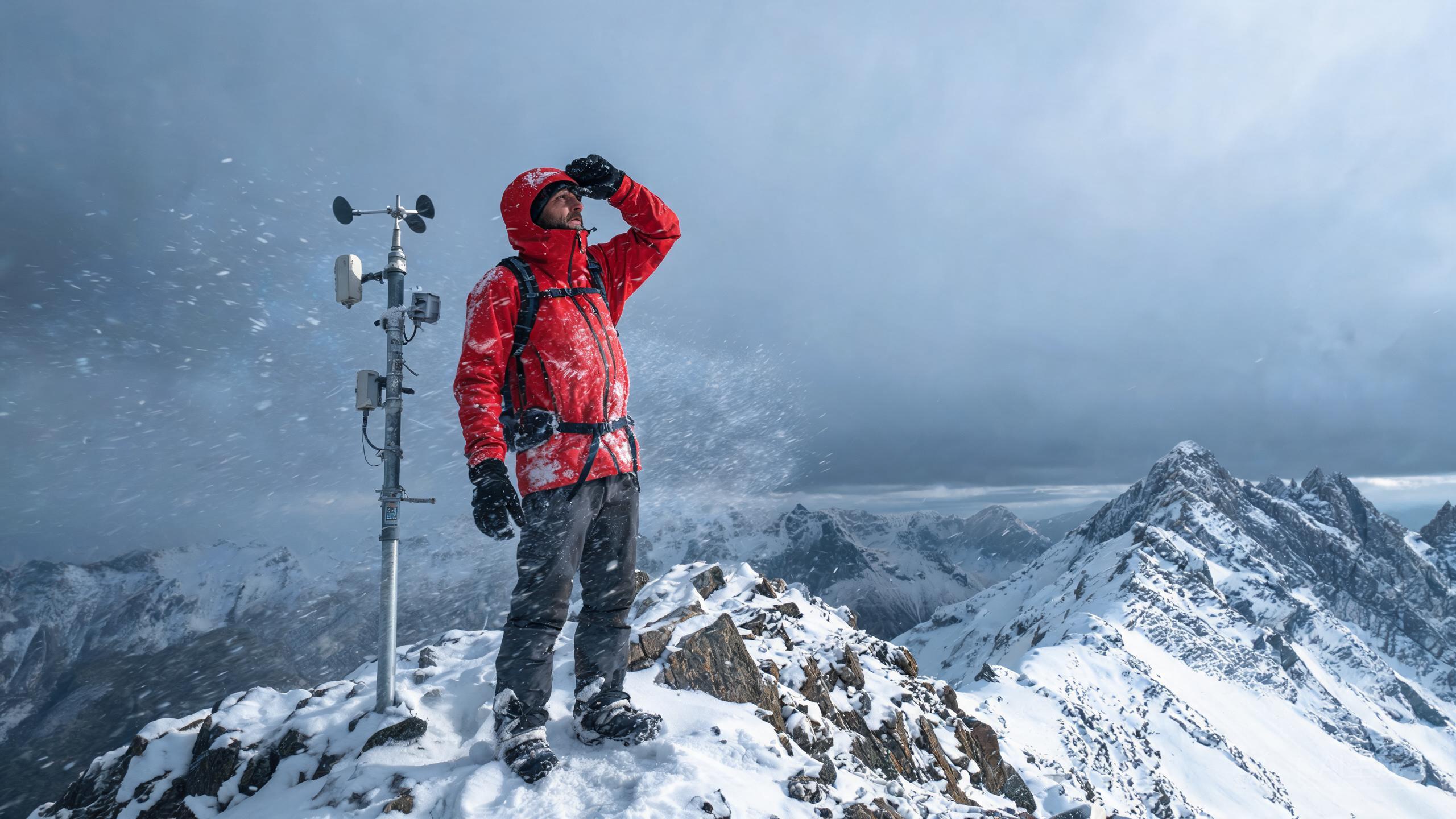 STORMFELL field testing on an alpine ridge