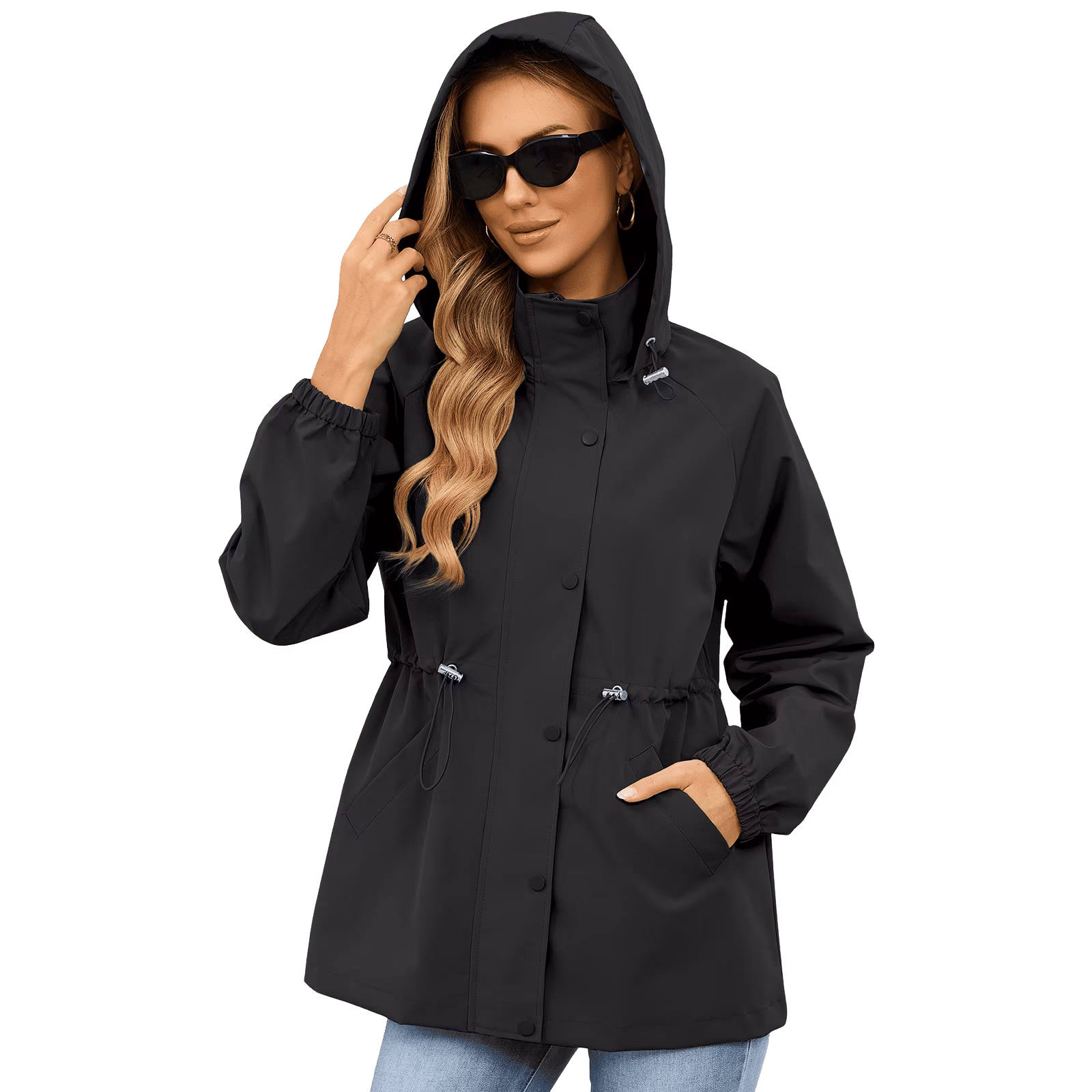 American Trends Womens Rain Jacket