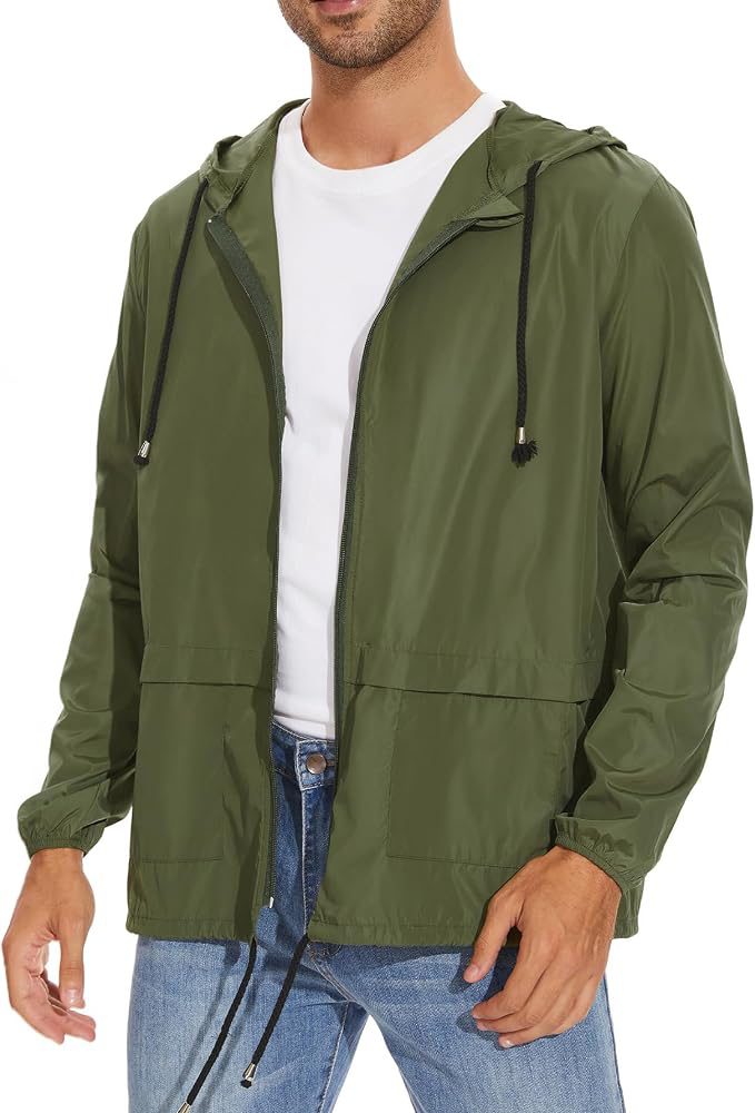 American Trends Raincoat for Men Waterproof