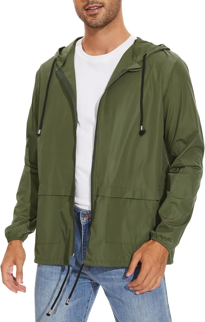 American Trends Raincoat for Men Waterproof