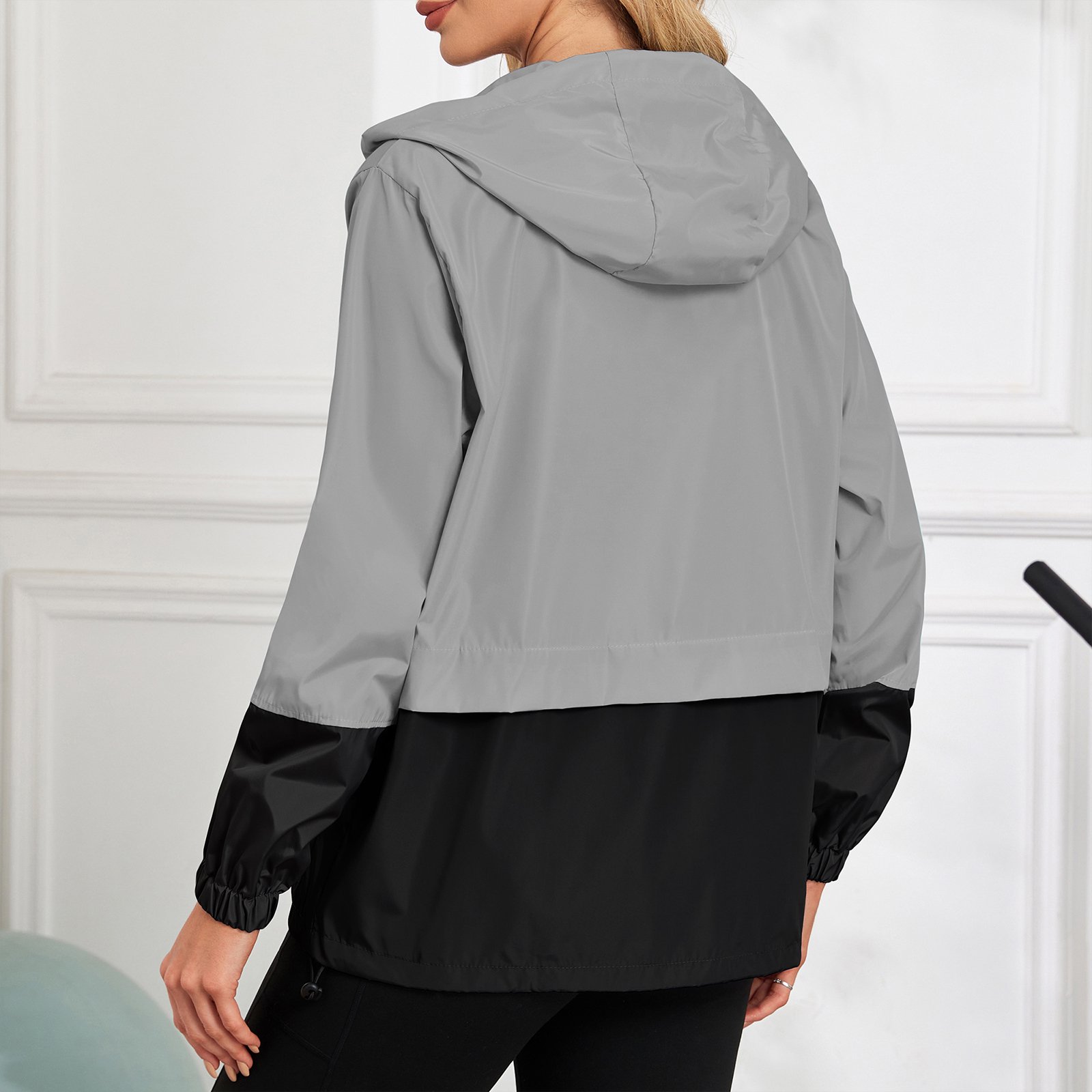 American Trends Women Waterproof Rain Jacket view 2