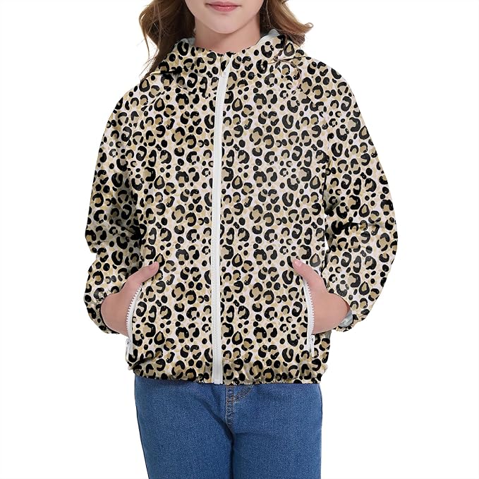 American Trends Lightweight Waterproof Girls Rain Jacket-Windbreaker Jacket view 6