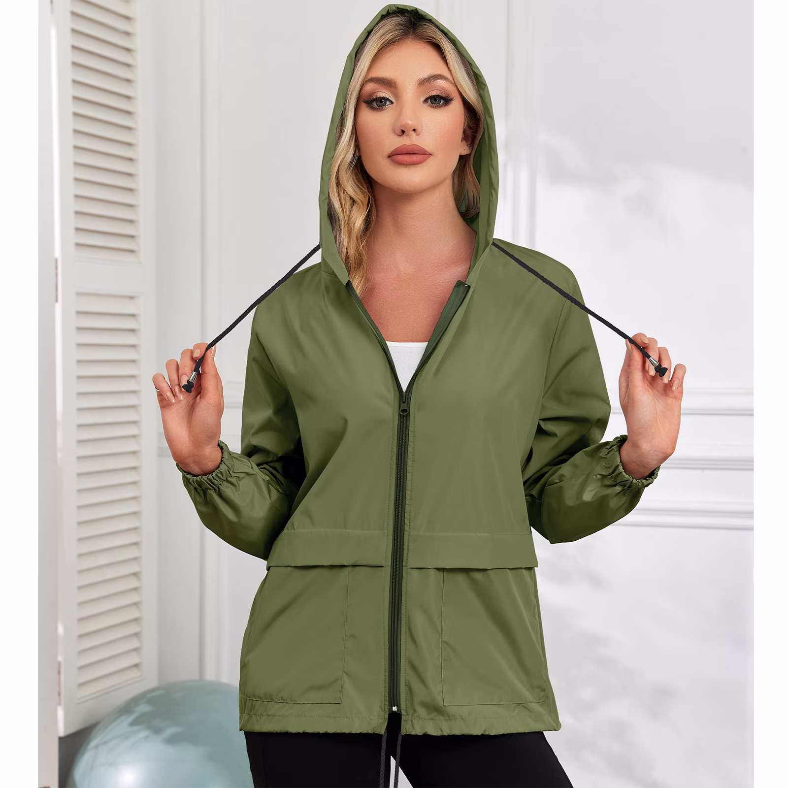American Trends Rain Coats for Women Waterproof view 7