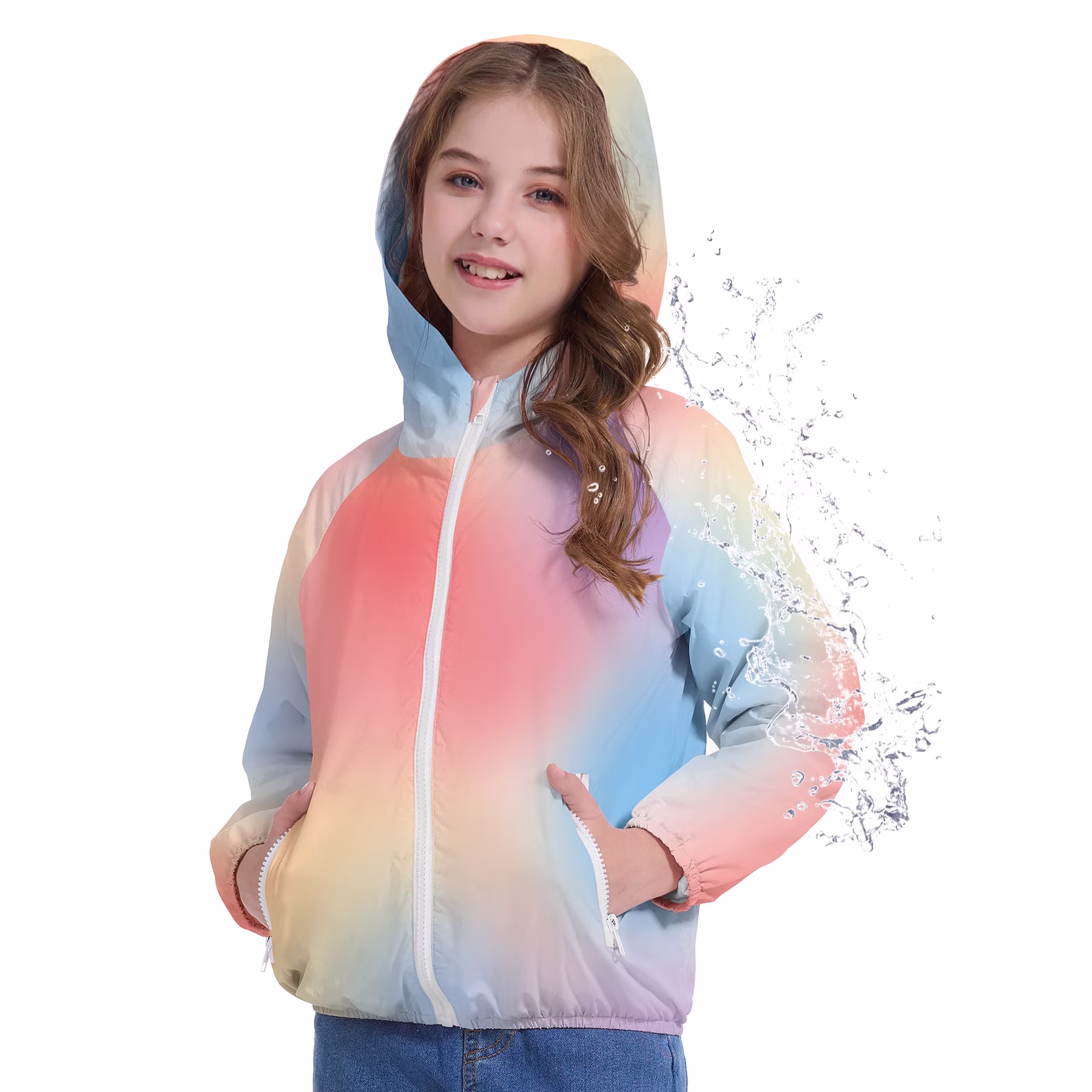 American Trends Lightweight Kids Rain Jackets